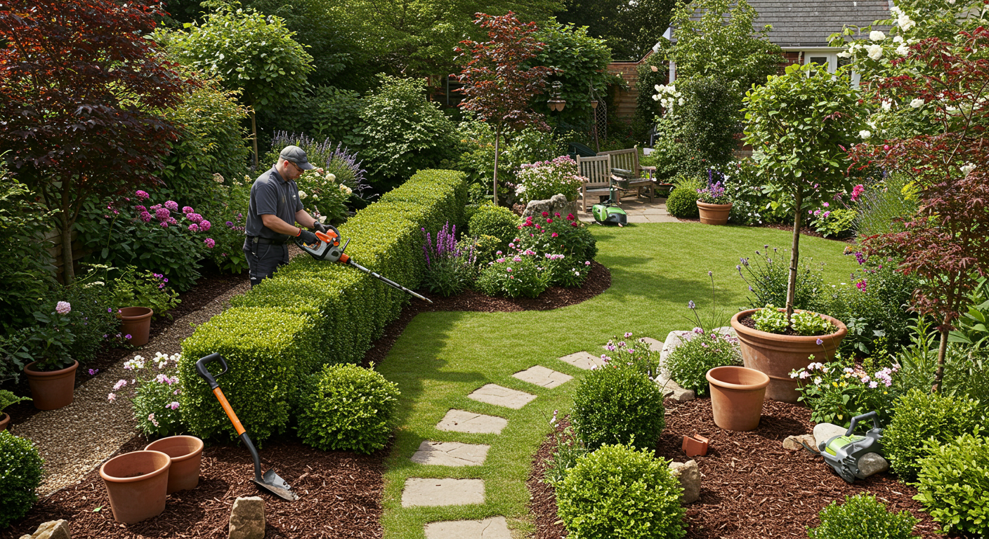 Residential garden design